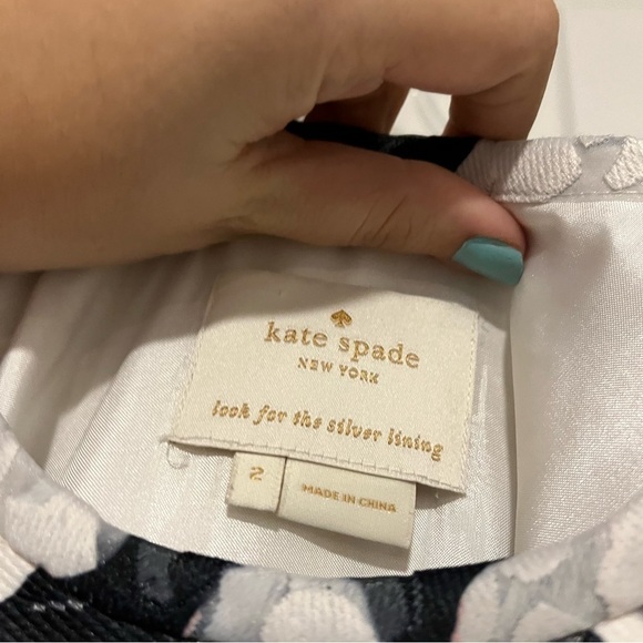 Kate Spade Graphic Floral Lace Dress Take A Walk On The Wild Side 2 G - Picture 5 of 9